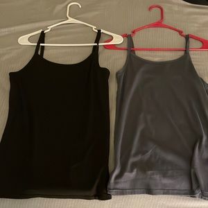 no boundaries, two tank tops